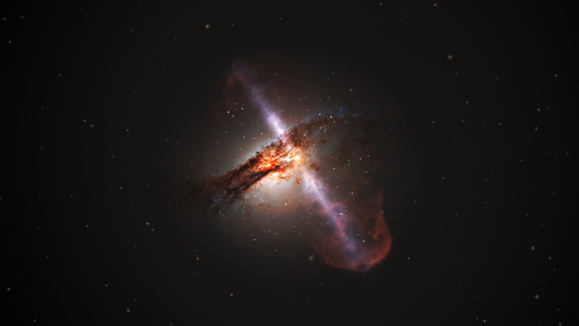 Взрыв сверхновой на расстоянии 50млн световых лет